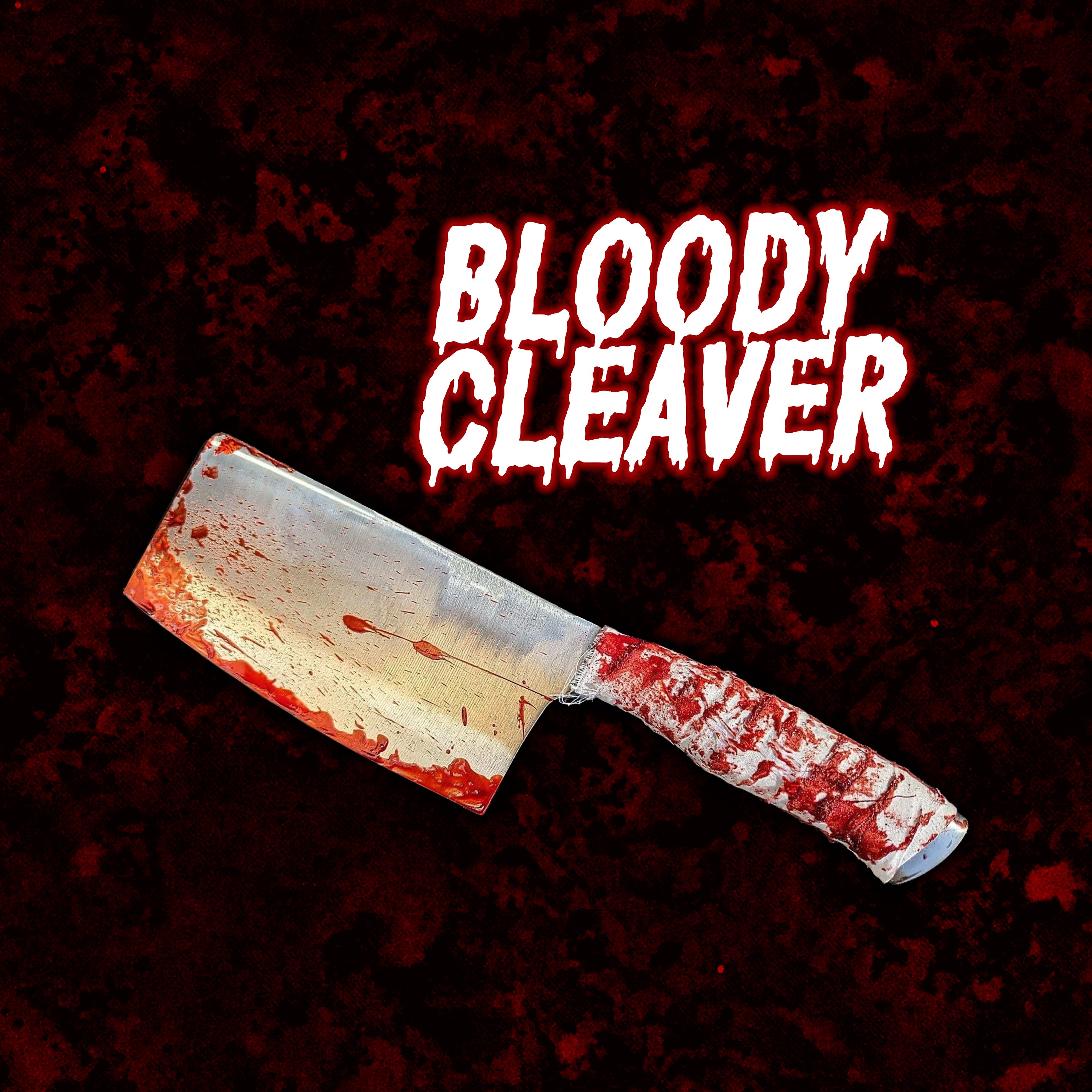 Full Sized Bloody Cleaver (Metal Handle)
