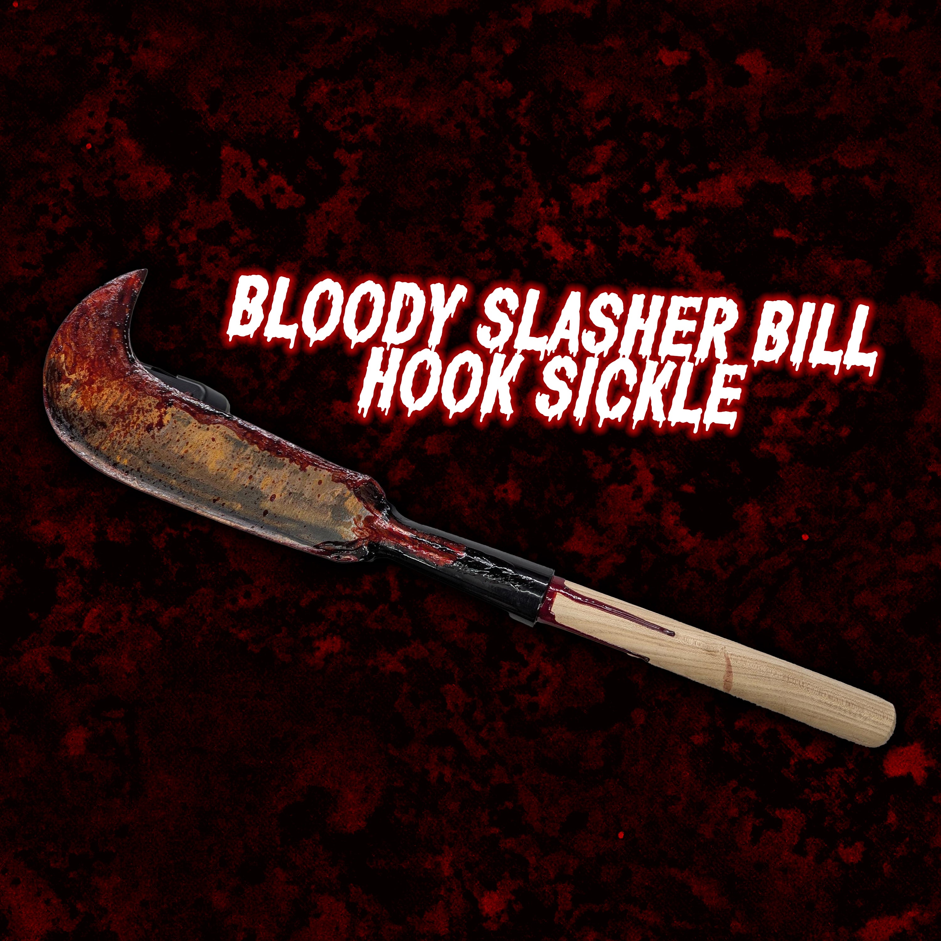 Bloody Slasher Bill Hook Sickle