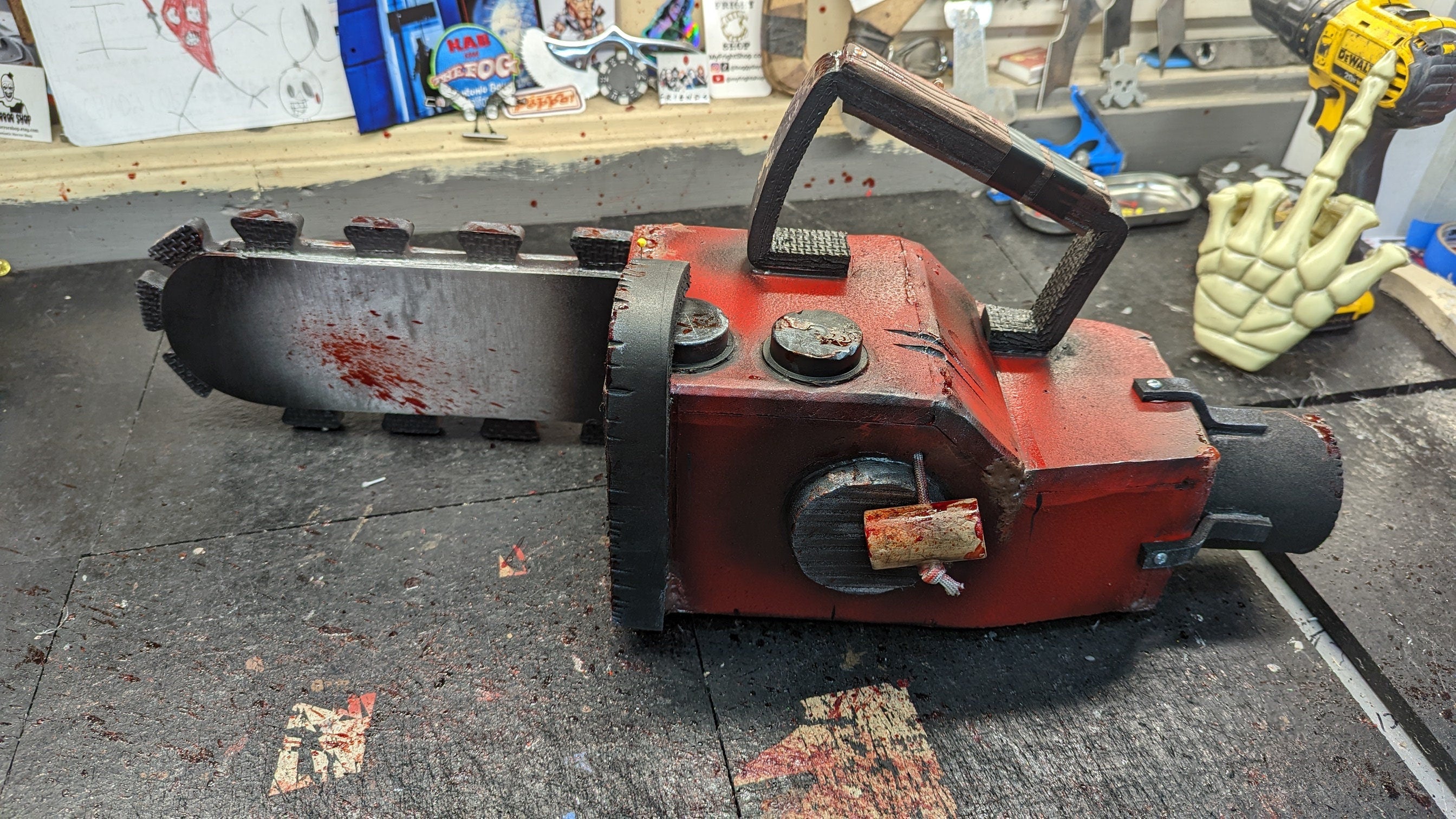 Evil Dead Chainsaw Hand - Mini Me 24" (kid sized)