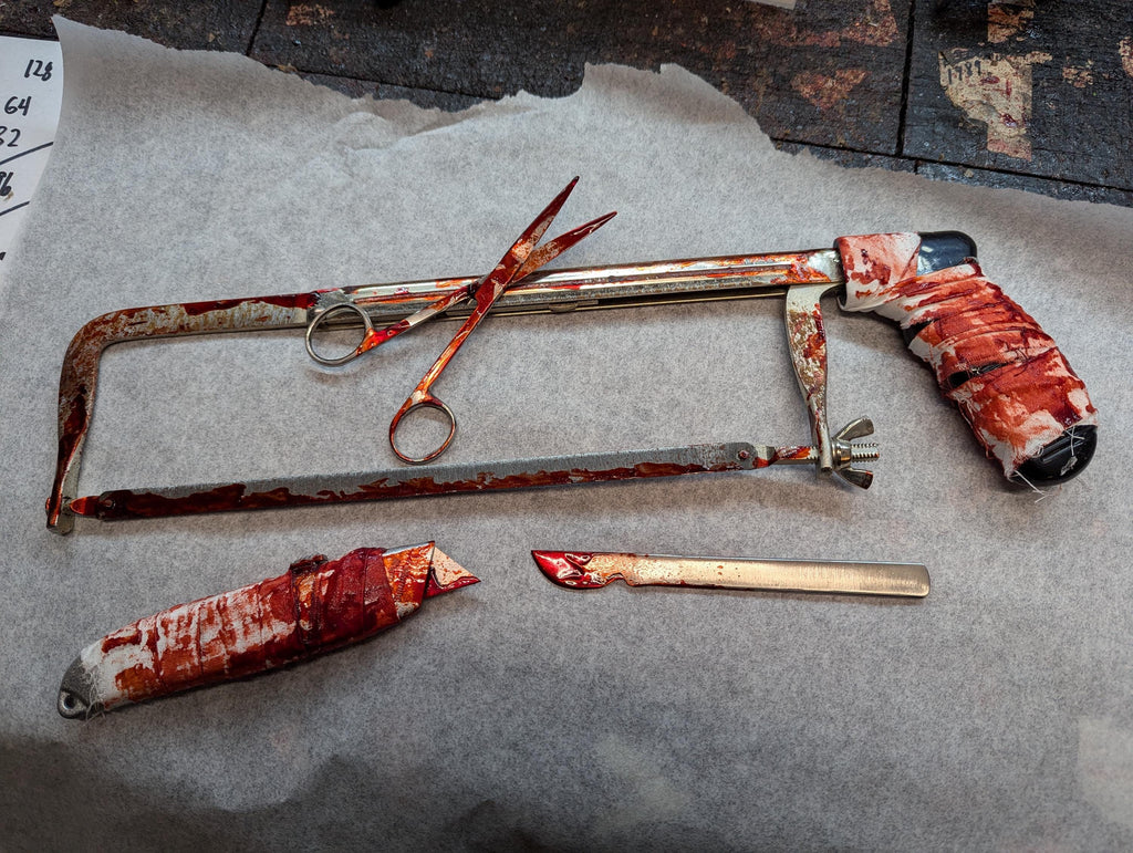 Bloody Surgical Scissors