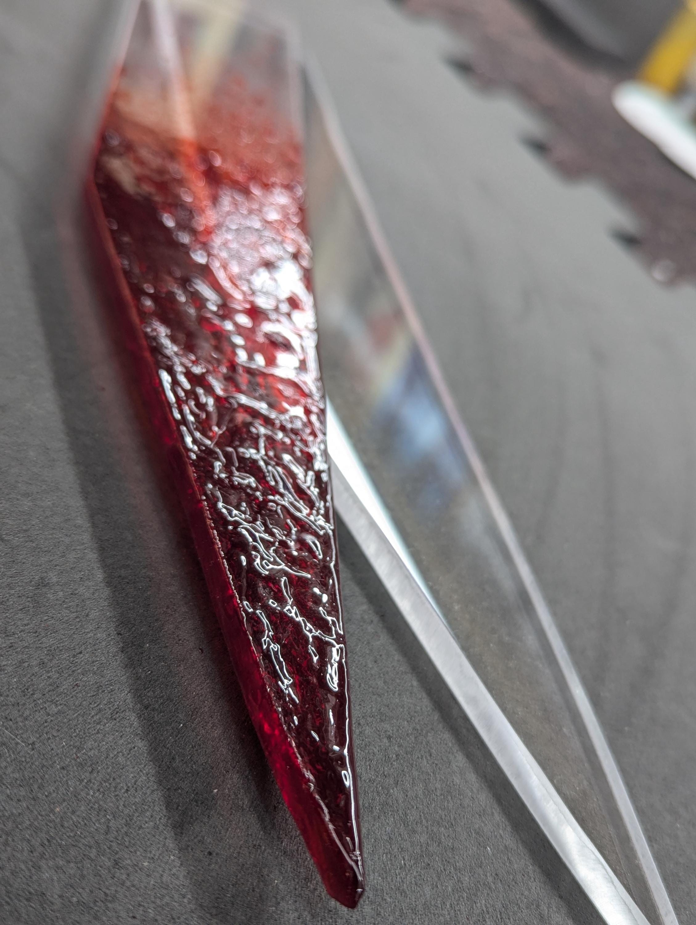 Terrifying Blood "Glass" Shards