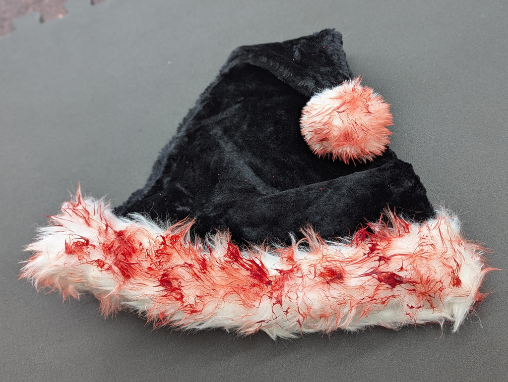 Creepy BLOODY Santa Hat