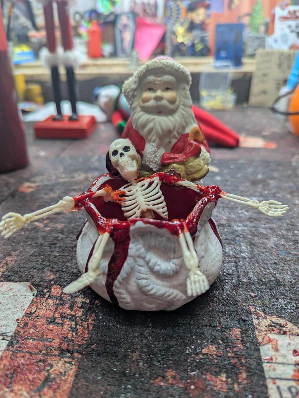 Bloody Santa Ornaments