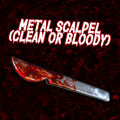 Metal Scalpel (Clean Or Bloody)