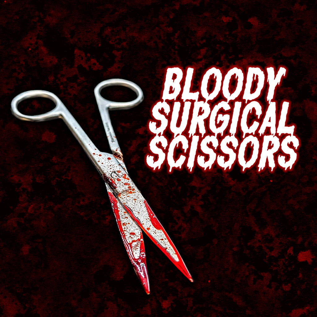 Bloody Surgical Scissors